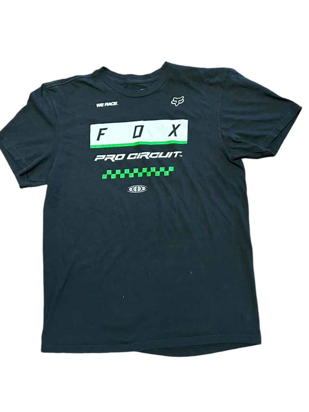 Fox Racing Black Short Sleeve T Shirt in a Adult Large